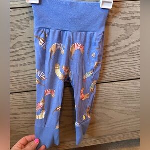 Joules Blue Baby Leggings with Otter Design